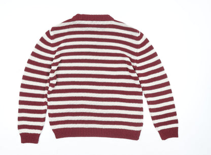 Womens UK Size 12 Zara Red Pullover Jumper