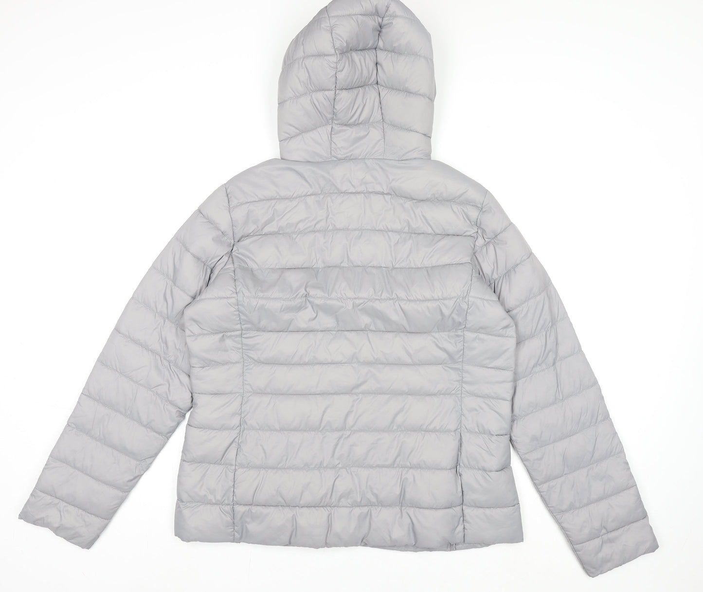 Womens UK Size L Dunnes Stores Grey Puffer Jacket