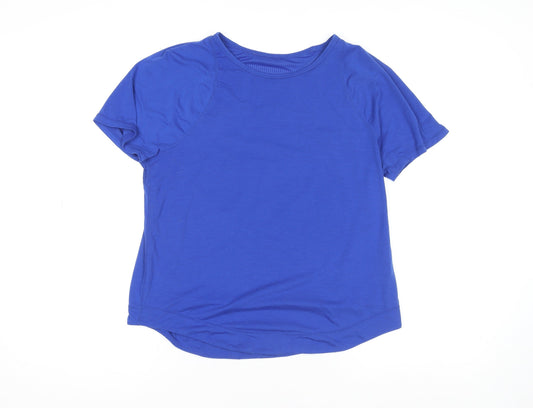 Sweaty Betty Blue Short Sleeve Gym T-Shirt Unisex S Lightweight Activewear