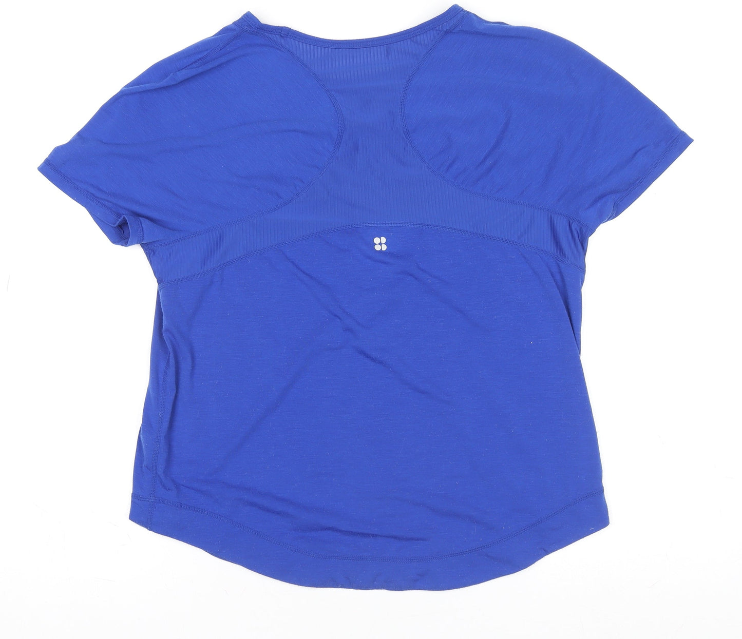 Sweaty Betty Blue Short Sleeve Gym T-Shirt Unisex S Lightweight Activewear