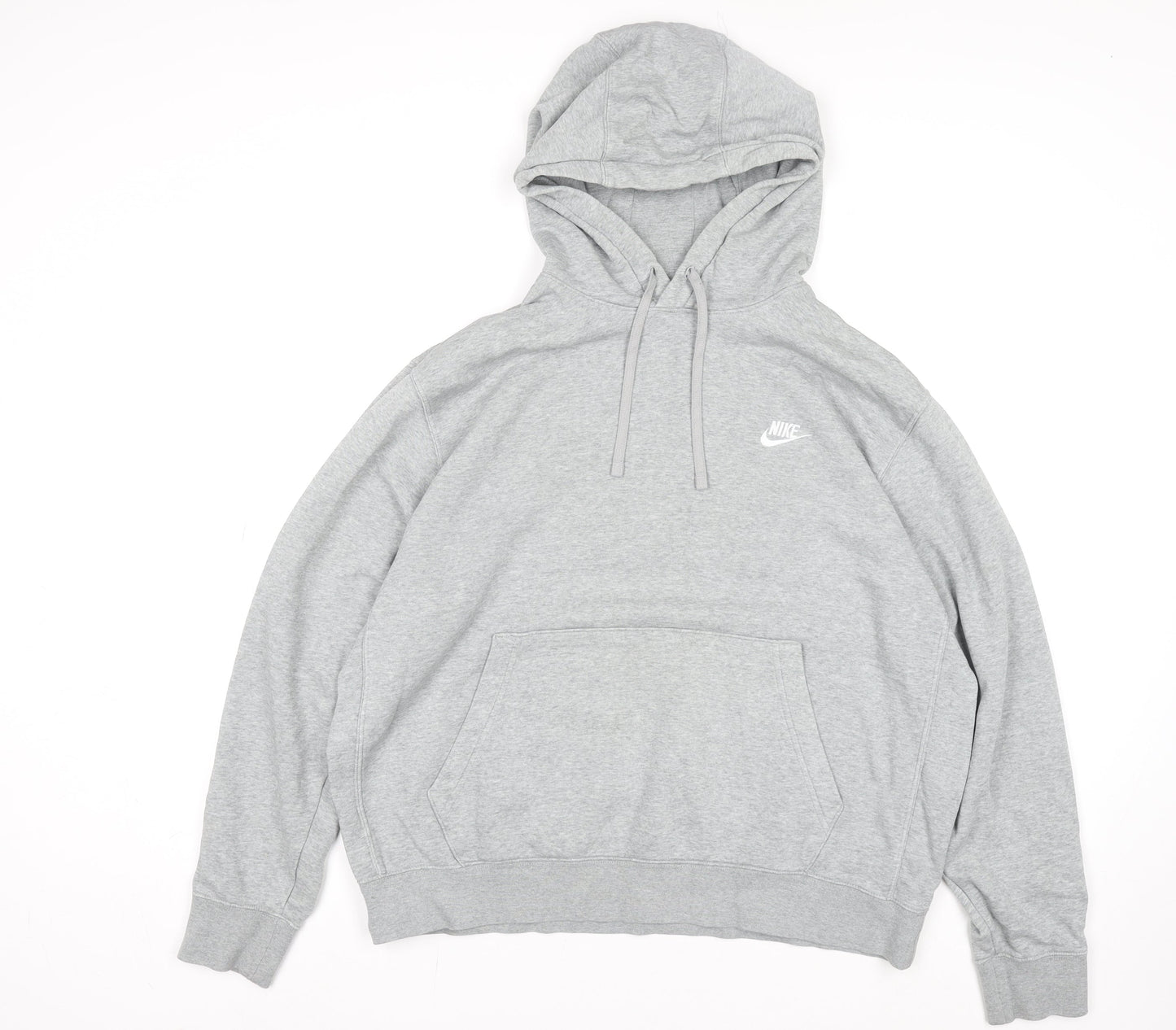 Nike Womens Grey XL Pullover Hoodie Sweatshirt