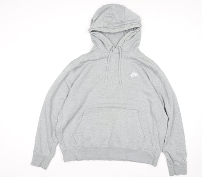 Nike Womens Grey XL Pullover Hoodie Sweatshirt