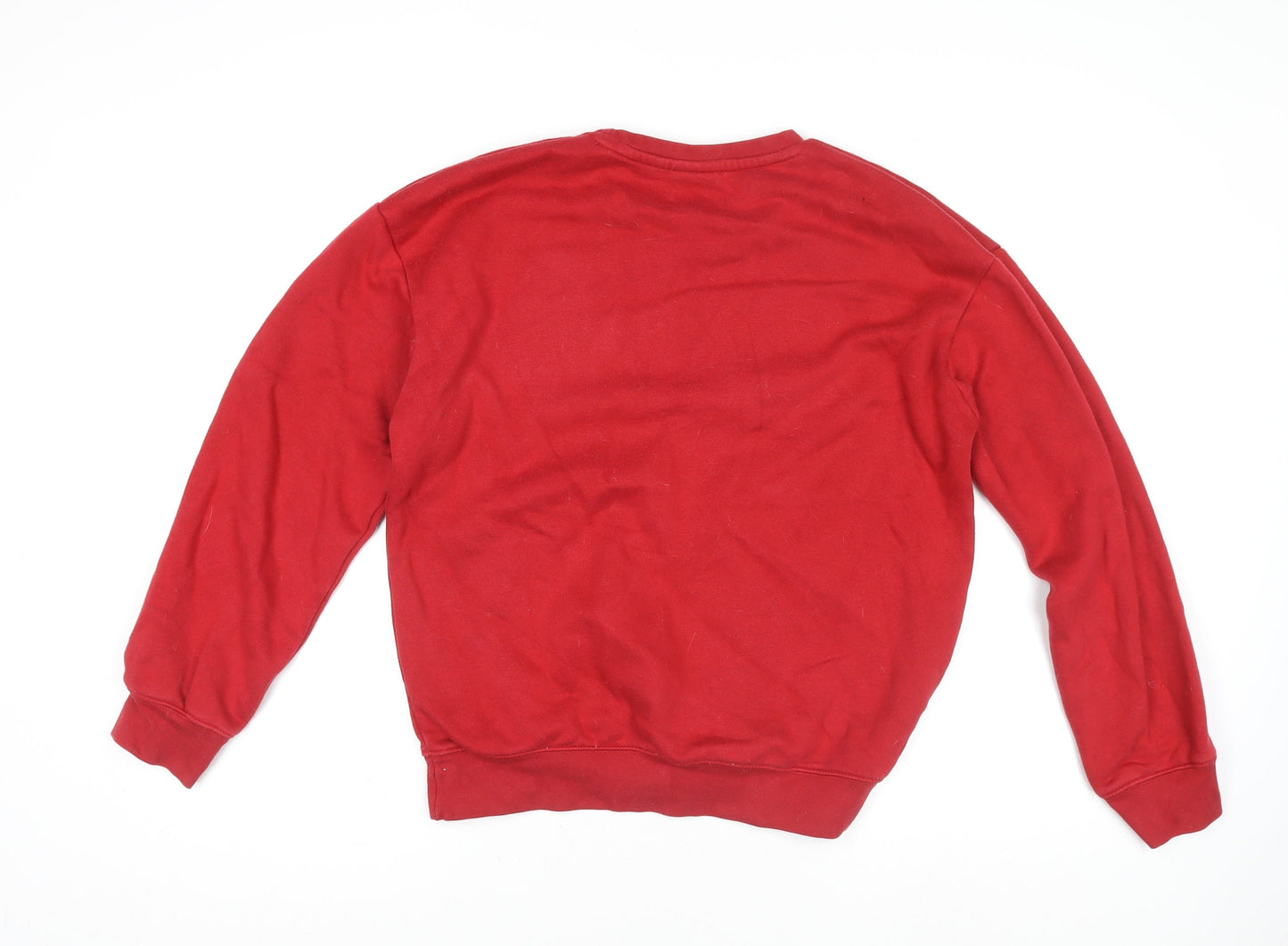 Womens UK Size S Emily & Me Red Pullover Sweatshirt