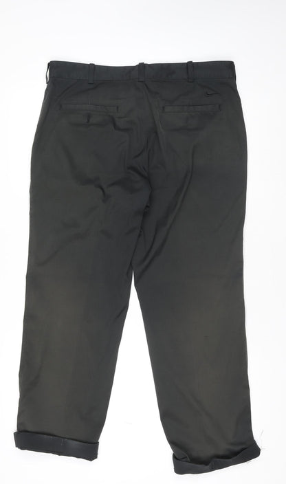 Nike Golf Men's Black Dri-FIT Chino Trousers 34x30