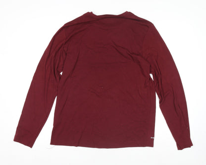 Mens UK Size M Athletic Works Red Gym & TrainingRunning & JoggingFootball T-Shir