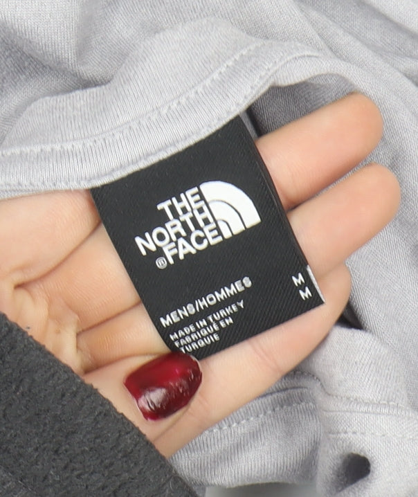 The North Face Men's Grey M Short Sleeve Cotton Blend T-Shirt