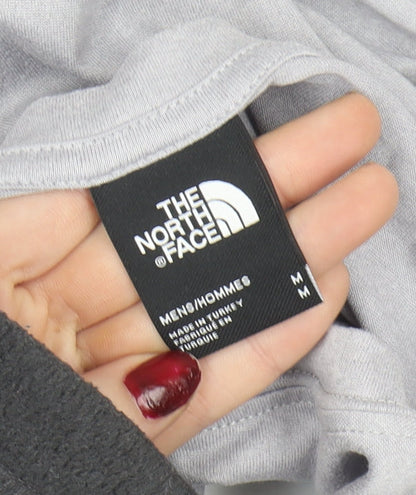 The North Face Men's Grey M Short Sleeve Cotton Blend T-Shirt