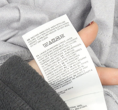 The North Face Men's Grey M Short Sleeve Cotton Blend T-Shirt