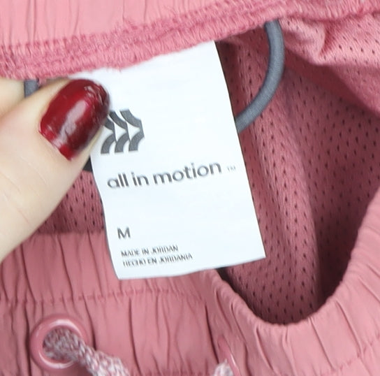 All in Motion Women Pink Athletic Nylon Shorts M