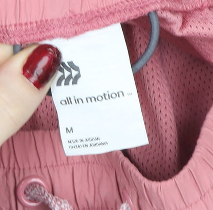All in Motion Women Pink Athletic Nylon Shorts M