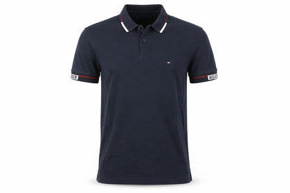 Mens UK Size L Tommy Hilfiger Cotton Blend Polo Shirt