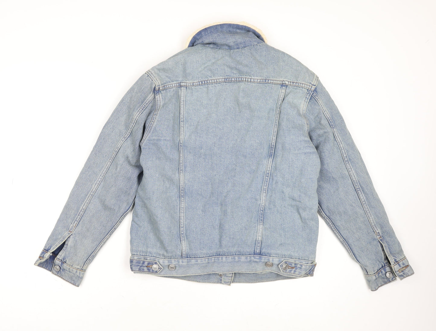 Womens UK Size 8 Topshop Blue Denim Jacket