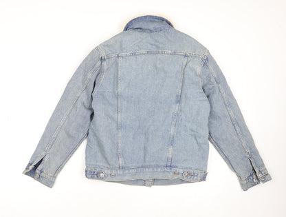 Womens UK Size 8 Topshop Blue Denim Jacket