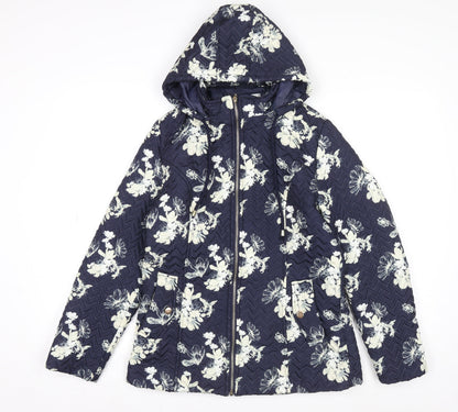 Womens UK Size S Gerard Blue Puffer Jacket