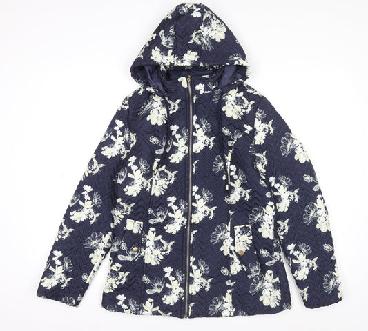 Womens UK Size S Gerard Blue Puffer Jacket