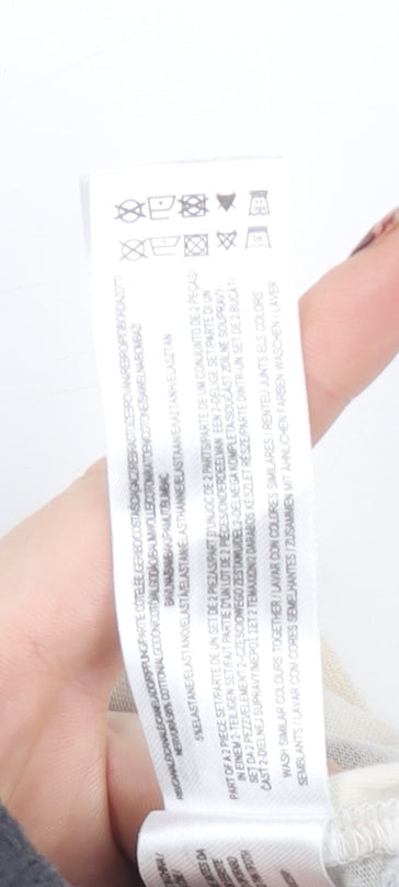 Disney at Primark Baby Unisex White Mickey Mouse Long Sleeve Cotton T-Shirt 3-6M