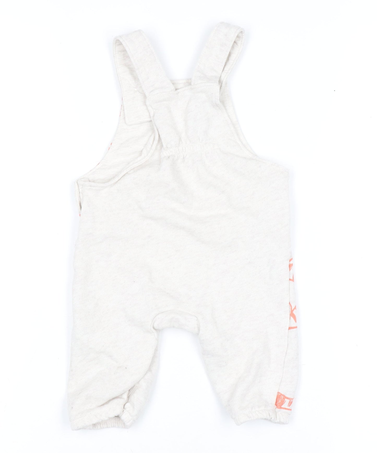 Disney Baby Unisex Beige Tigger Dungaree 3-6 Months Cotton Blend