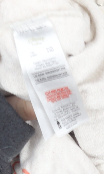 Disney Baby Unisex Beige Tigger Dungaree 3-6 Months Cotton Blend