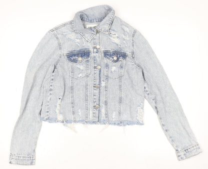 Womens UK Size S Clube Jeans Blue Basic Jacket