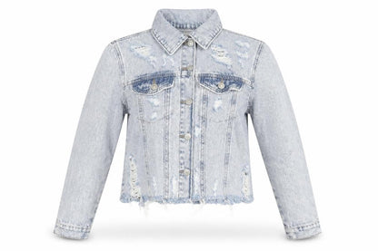 Womens UK Size S Clube Jeans Blue Basic Jacket