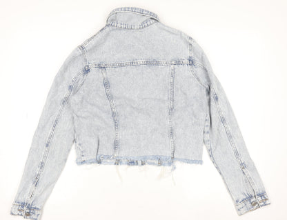 Womens UK Size S Clube Jeans Blue Basic Jacket
