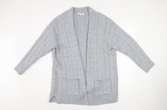 Womens UK Size 14 NEXT Grey Cardigan Jumper