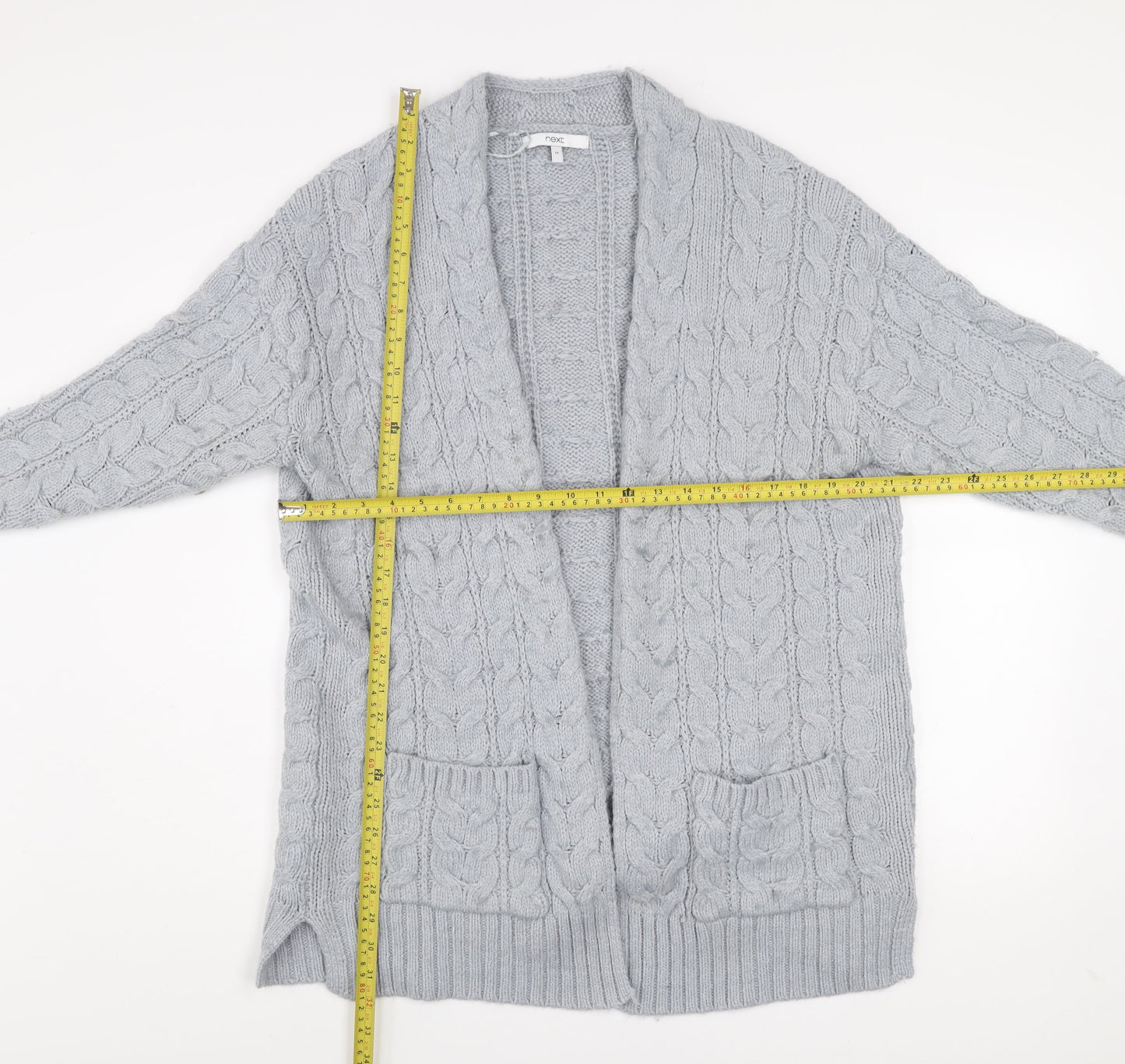 Womens UK Size 14 NEXT Grey Cardigan Jumper