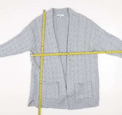 Womens UK Size 14 NEXT Grey Cardigan Jumper