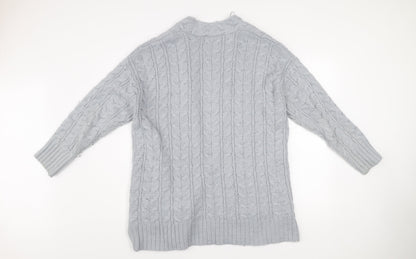 Womens UK Size 14 NEXT Grey Cardigan Jumper