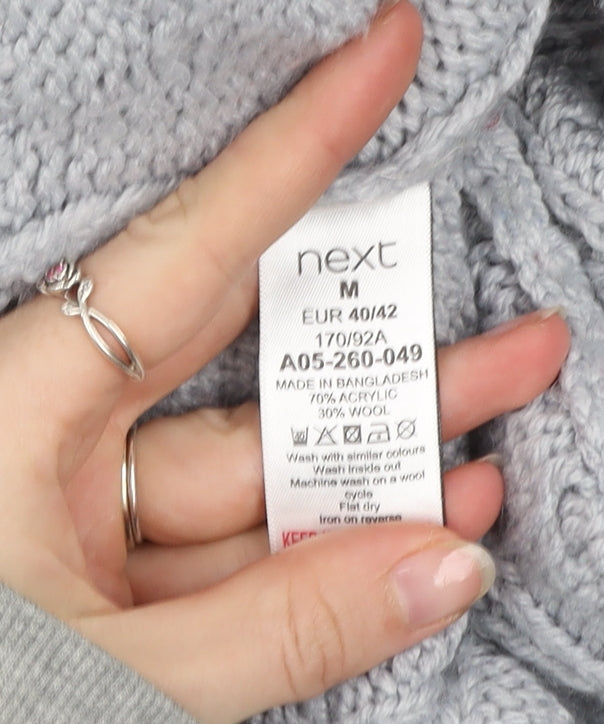 Womens UK Size 14 NEXT Grey Cardigan Jumper