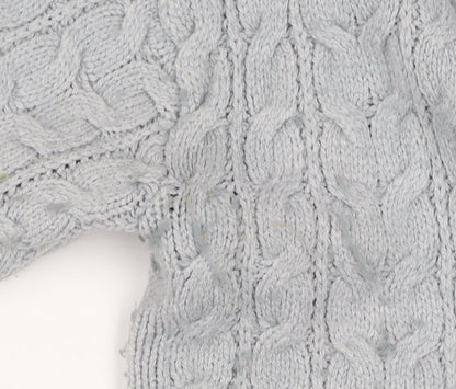 Womens UK Size 14 NEXT Grey Cardigan Jumper