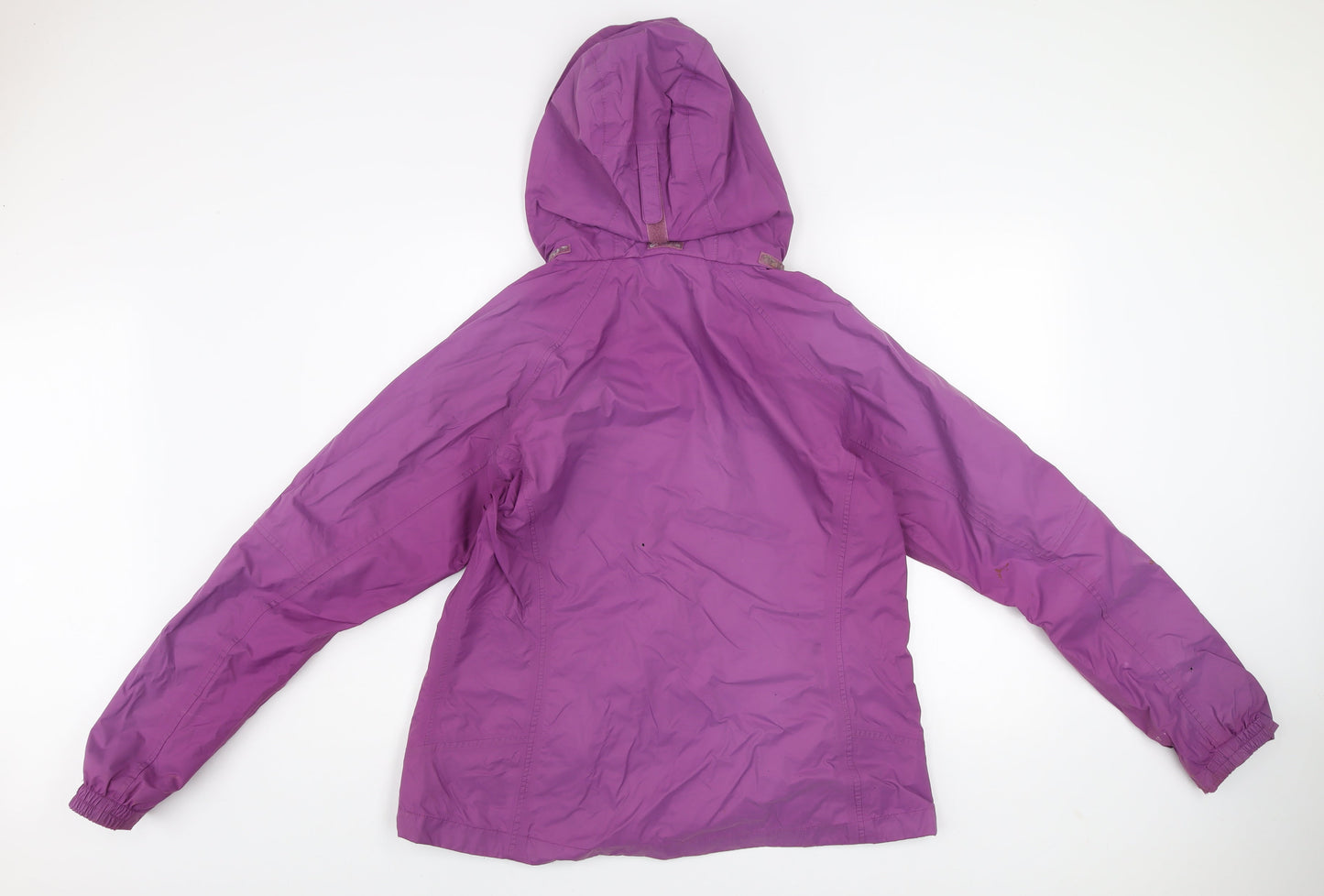 Columbia Women Purple XL Hooded Rain Coat Outdoor Jacket