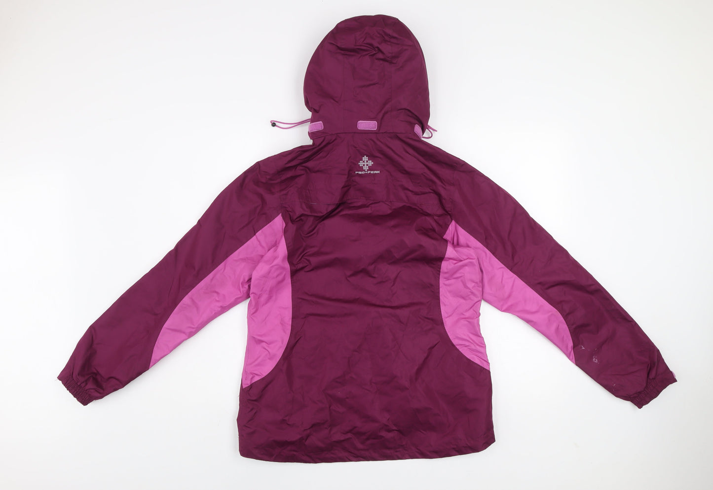Crivit Women's Purple Waterproof Hooded Outdoor Jacket Size 12