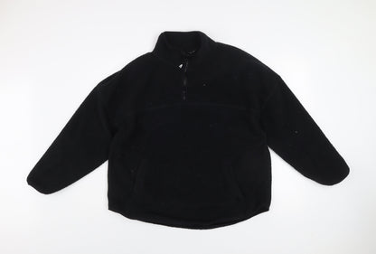 Mens UK Size M Dunnes Black Pullover Sweatshirt