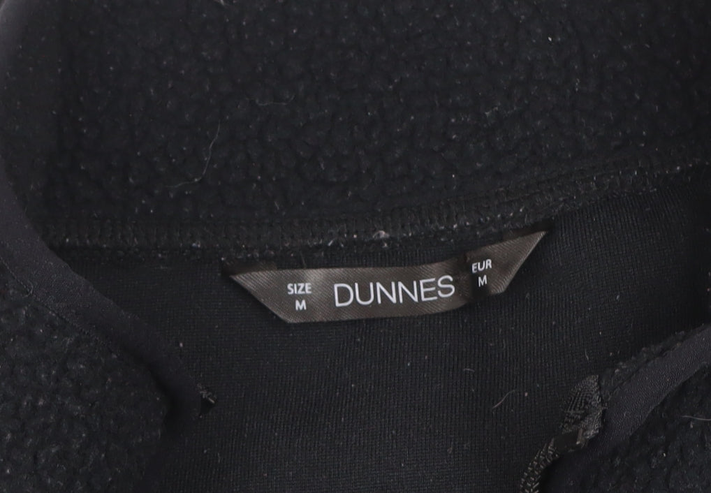 Mens UK Size M Dunnes Black Pullover Sweatshirt