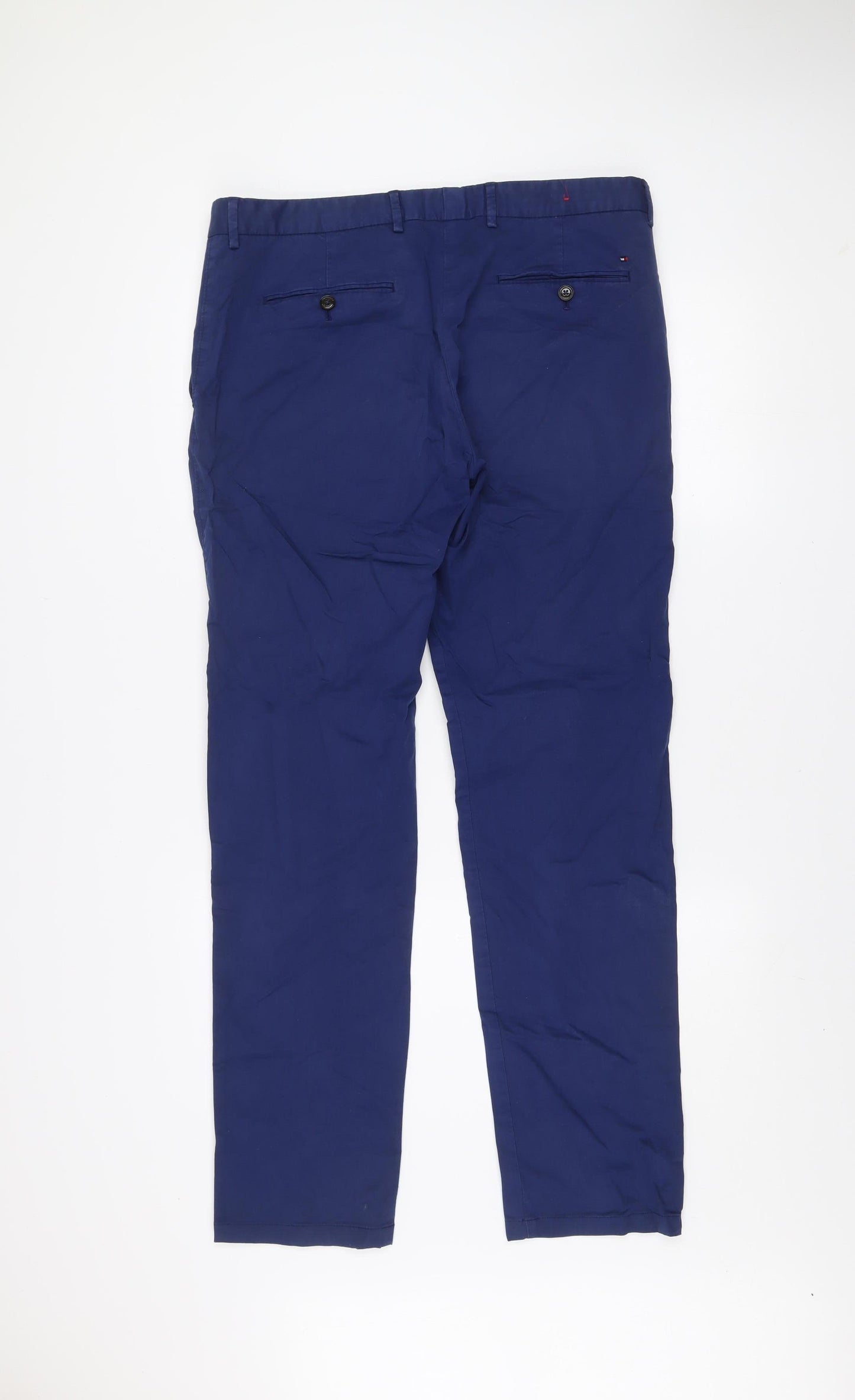 Tommy Hilfiger Men's Blue Chino Trousers Size 34 Regular