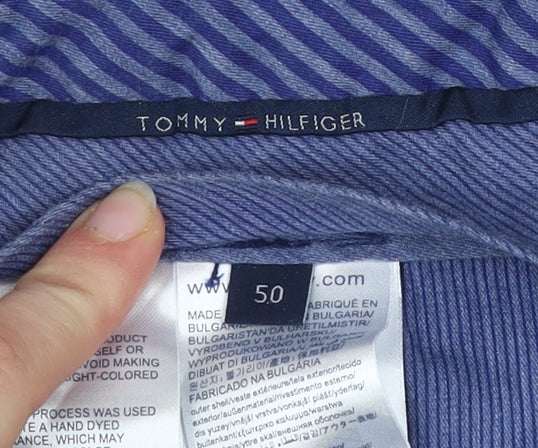 Tommy Hilfiger Men's Blue Chino Trousers Size 34 Regular