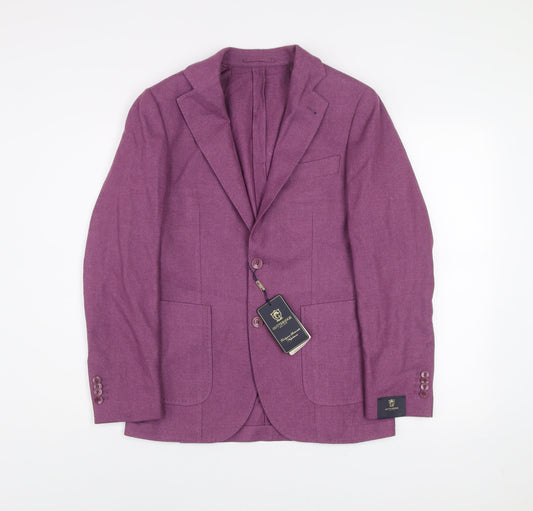 Womens UK Size 16 Gutteridge Purple Blazer