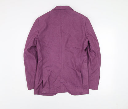 Womens UK Size 16 Gutteridge Purple Blazer
