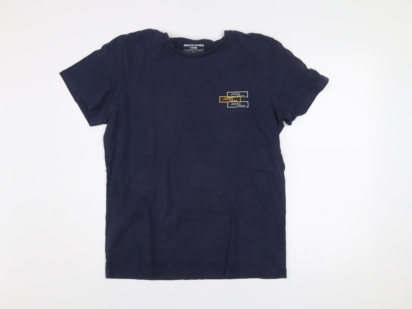 Mens UK Size L JACK & JONES Blue  T-Shirt