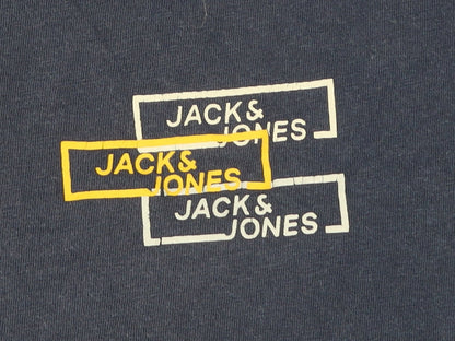 Mens UK Size L JACK & JONES Blue  T-Shirt