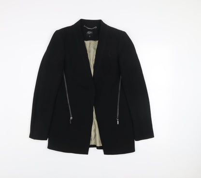 Womens UK Size 10 Ash Black Basic Jacket