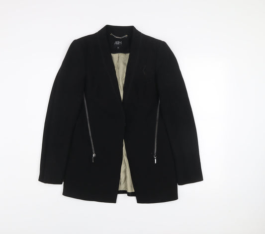 Womens UK Size 10 Ash Black Basic Jacket