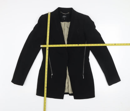 Womens UK Size 10 Ash Black Basic Jacket