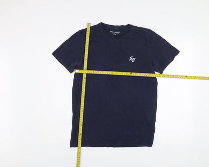 Mens UK Size M JACK & JONES Blue  T-Shirt
