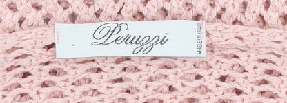 Womens UK Size L Peruzzi Pink Pullover Jumper