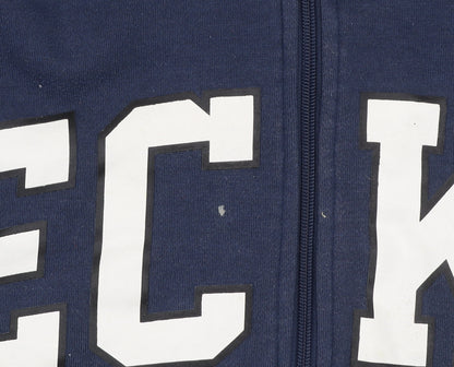 Ecko Unltd. Men's Blue Full Zip Hoodie Jacket Size L Regular Fit