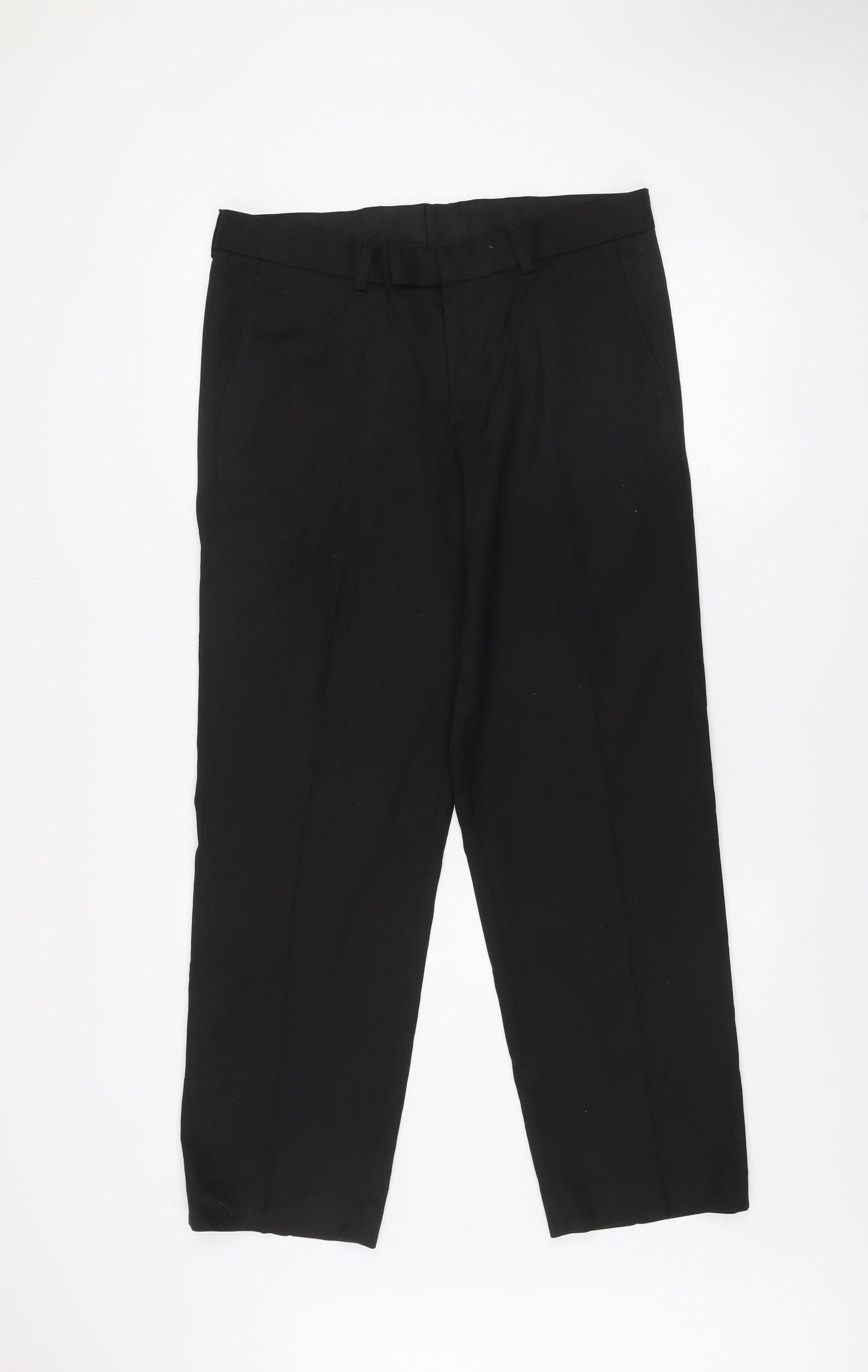 Dunnes Stores Men's Black Chino Trousers 32in Waist 29in Leg Classic Fit