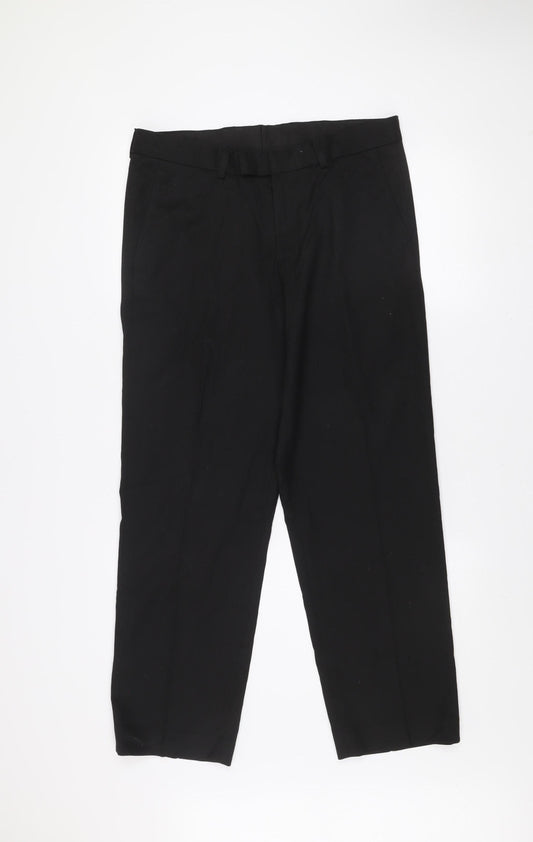 Dunnes Stores Men's Black Chino Trousers 32in Waist 29in Leg Classic Fit