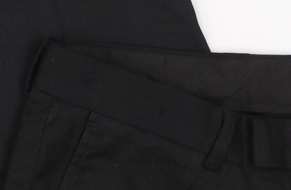 Dunnes Stores Men's Black Chino Trousers 32in Waist 29in Leg Classic Fit